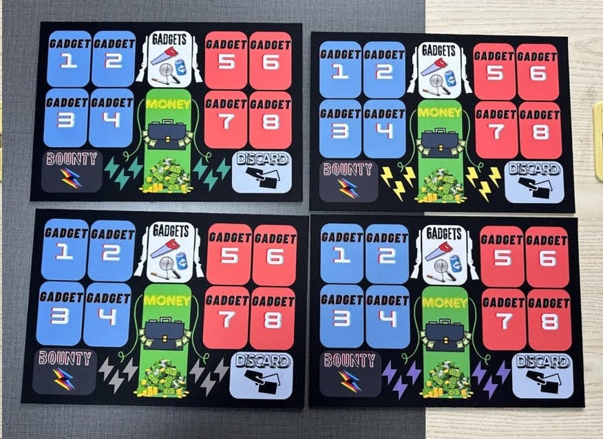Printed GADGET mats ready for the table